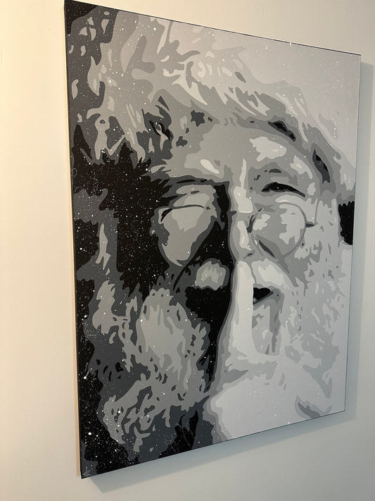 "Dear Santa..." Original Acrylic on Canvas