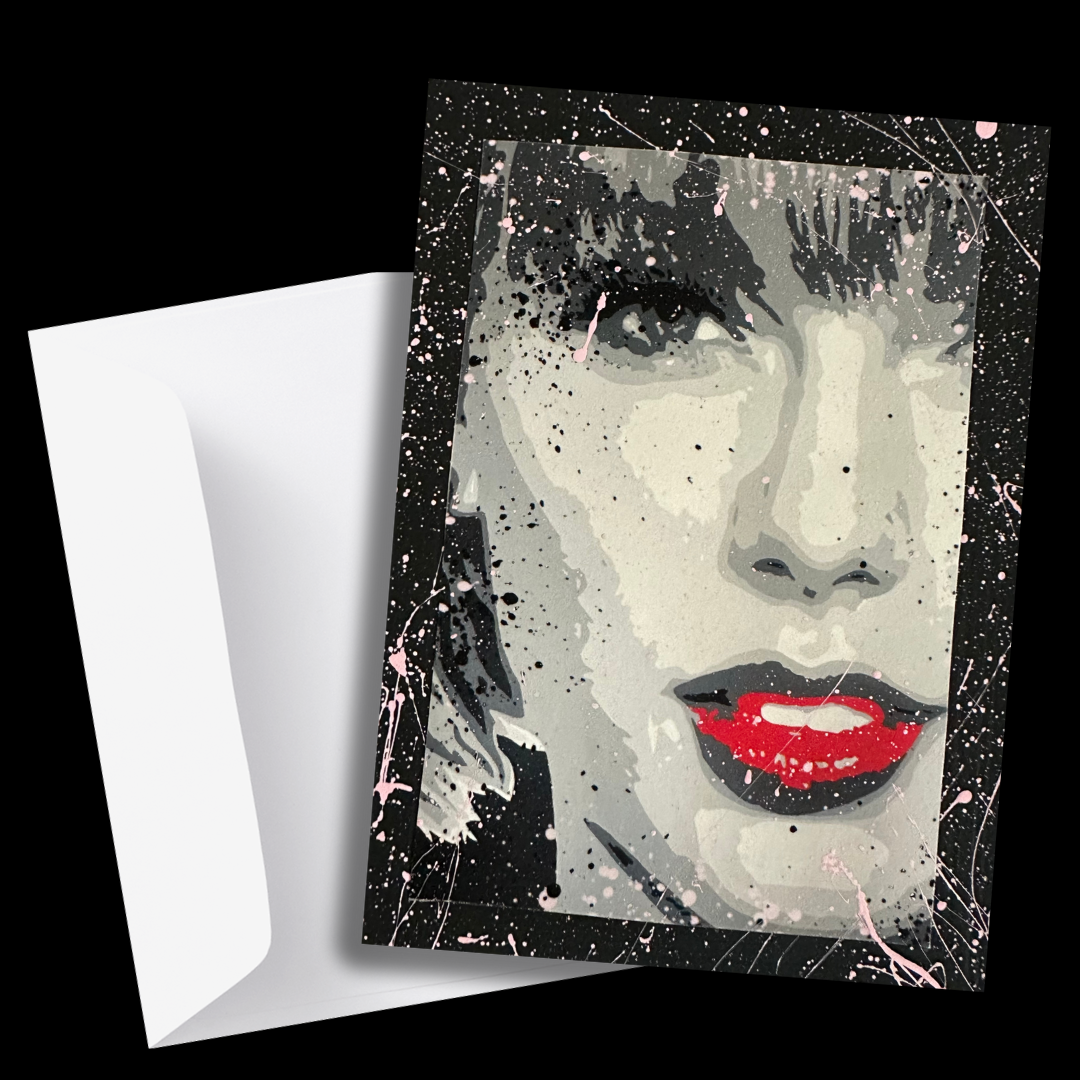 Taylor Swift Embellished Greeting Card