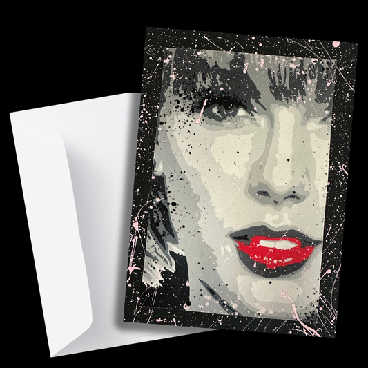 Taylor Swift Embellished Greeting Card