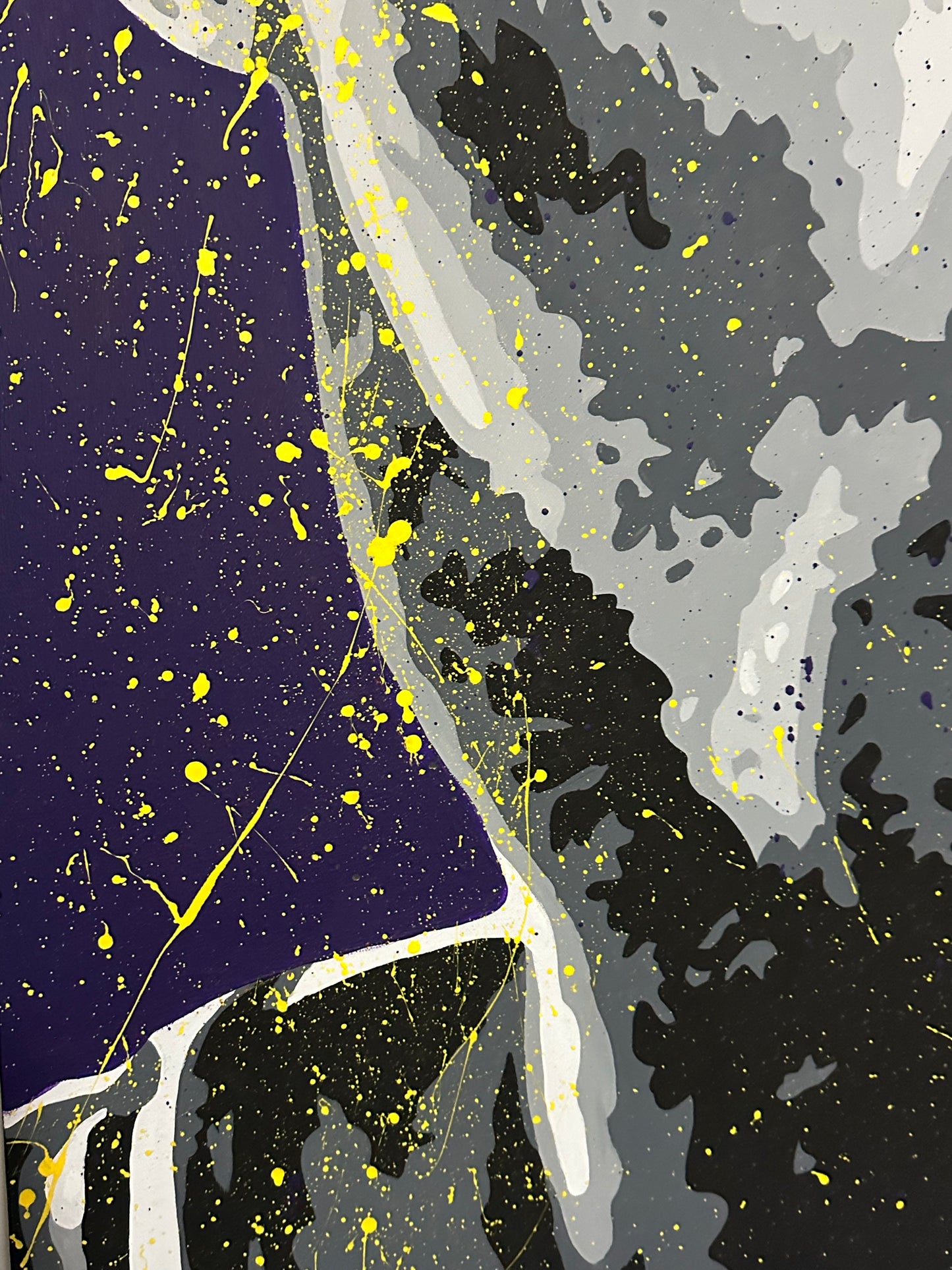 "Live as if you'll Die Today... " Original Acrylic on Canvas