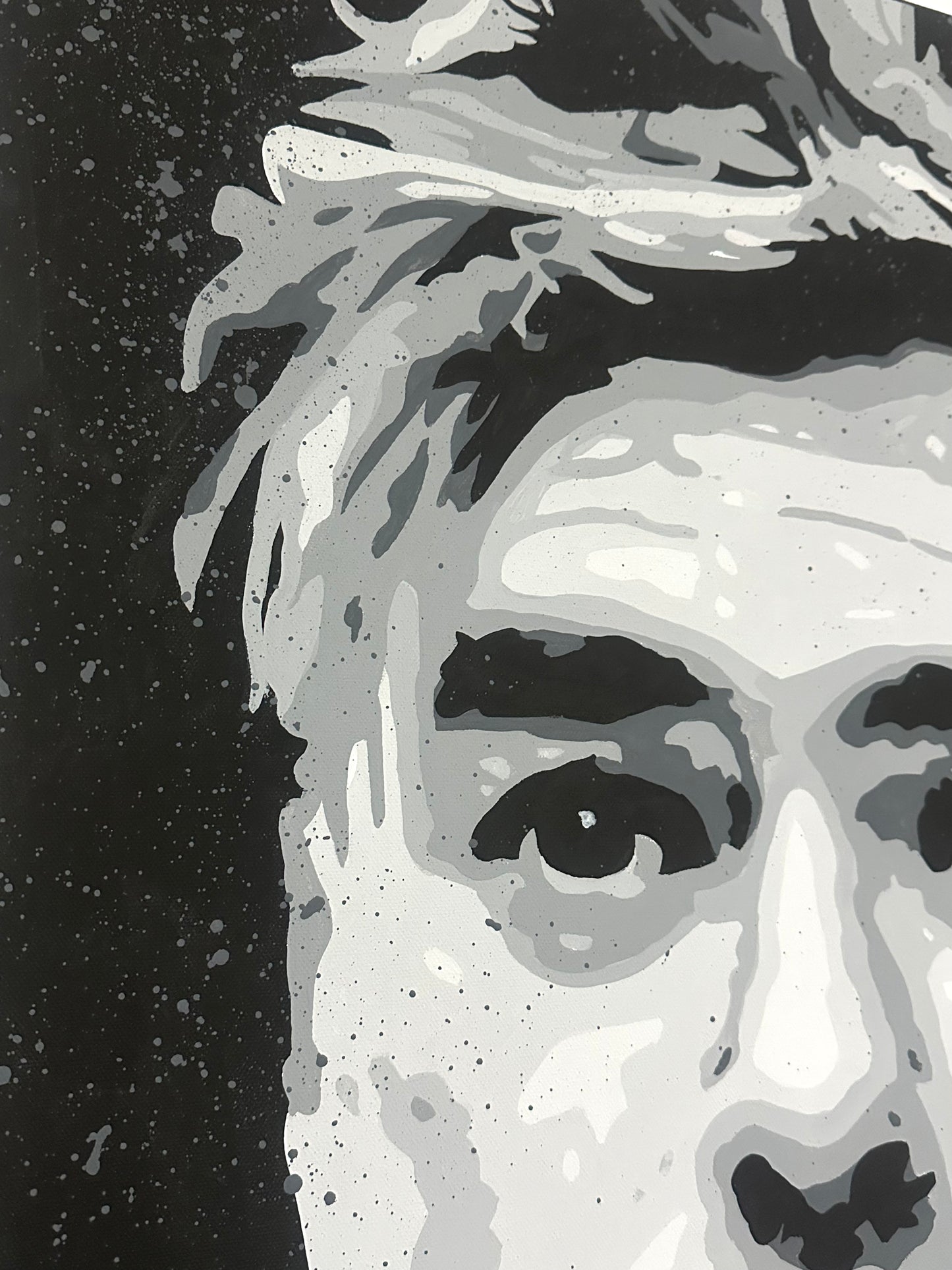 "Possessions Never Meant Anything to Me.." Original Acrylic on Canvas