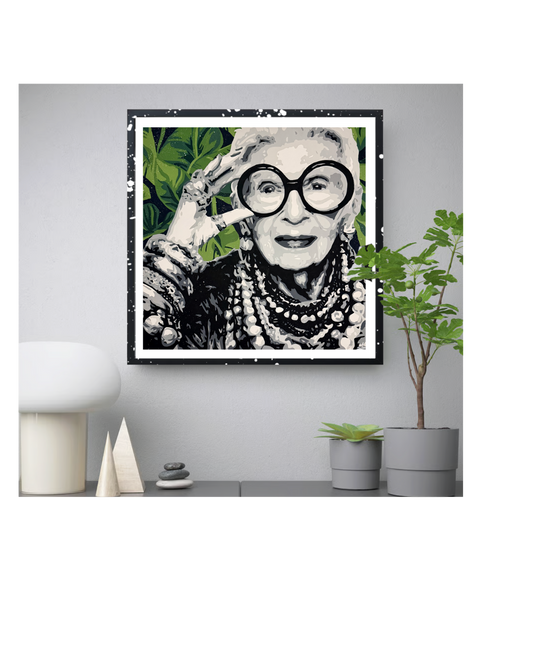 “Less Is a Bore” — Framed Limited Edition Print (20 × 20inch)